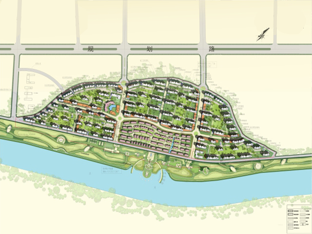 西安金辉城项目总规划图